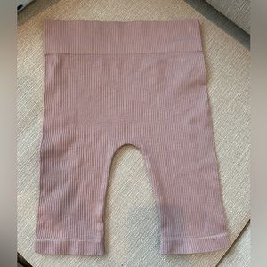 Nasty Gal Mauve Ribbed Bike Shorts Small